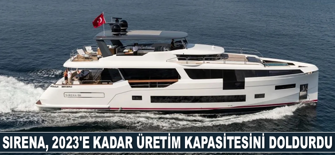 Sirena Marine, 2023’e kadar üretim kapasitesini doldurdu