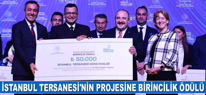 İstanbul Tersanesi’nin ‘Kuru Havuzun Bölmelendirilmesi’ projesi birincilik ödülü kazandı