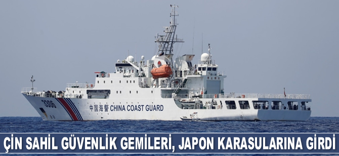 Çin Sahil Güvenlik gemileri, Japonya karasularına girdi