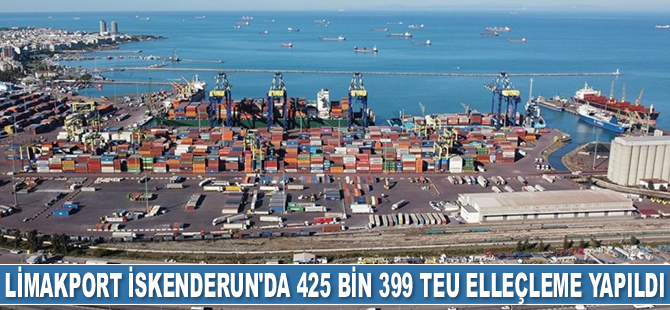 Limakport İskenderun’da 11 ayda 425 bin 399 TEU elleçleme gerçekleştirildi