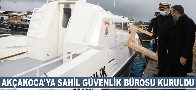Akçakoca Limanı’na Sahil Güvenlik Bürosu açıldı