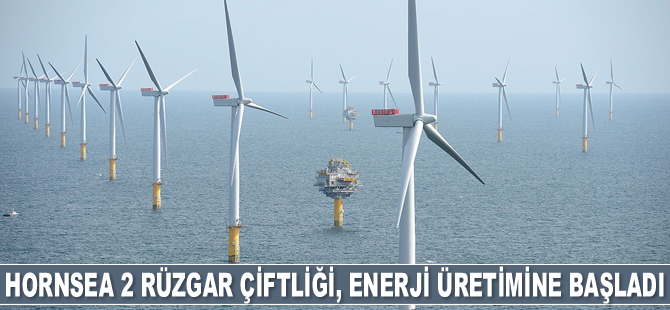 Dünyanın en büyük açık deniz rüzgar çiftliği, enerji üretimine başladı