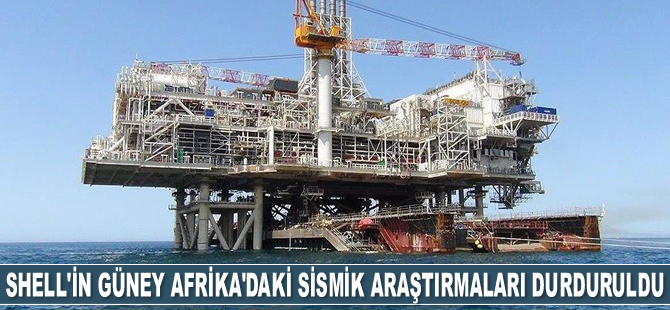 Shell'in Güney Afrika kıyılarındaki sismik araştırmaları durduruldu