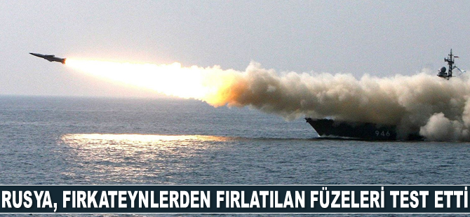 Rusya, denizaltı ve fırkateynden fırlatılan 12 hipersonik füzeyi test etti