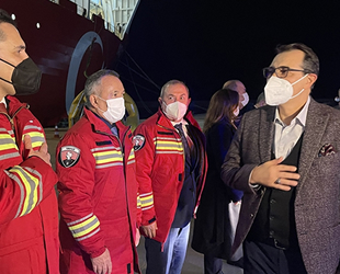 Fatih Dönmez, Yavuz sondaj gemisi personeliyle buluştu