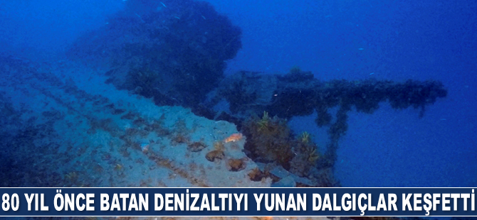 80 yıl önce batan Jantina İtalyan denizaltısı, Ege Denizi'nde keşfedildi