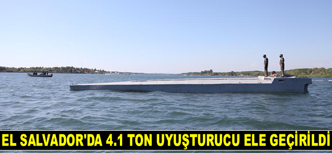 El Salvador'da teknede 4.1 ton uyuşturucu ele geçirildi