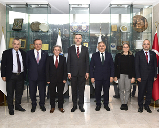 İTÜ Rektörü Prof. Dr. İsmail Koyuncu, İMEAK DTO’yu ziyaret etti