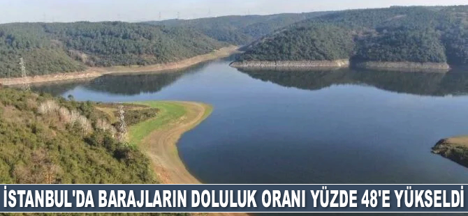 İstanbul’da barajların doluluk oranı yüzde 48'e yükseldi