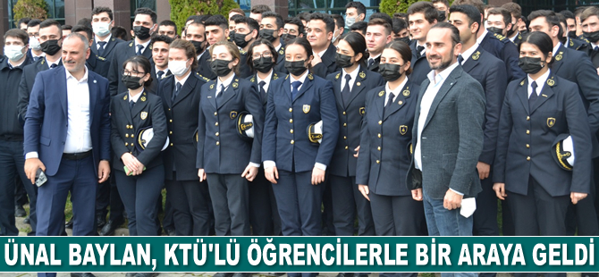 Denizcilik Genel Müdürü Ünal Baylan, KTÜ’lü öğrencilerle buluştu