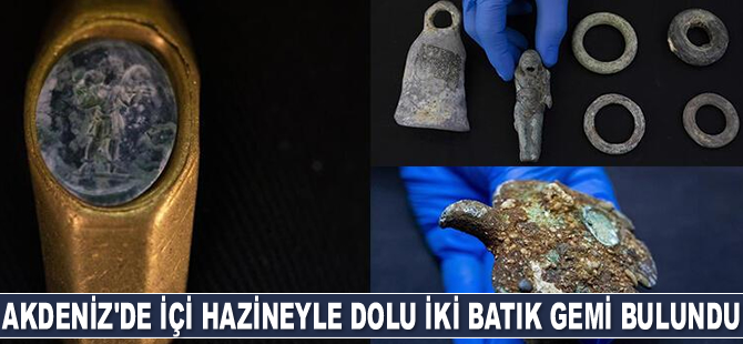 Akdeniz'de içi hazineyle dolu 2 adet batık gemi bulundu