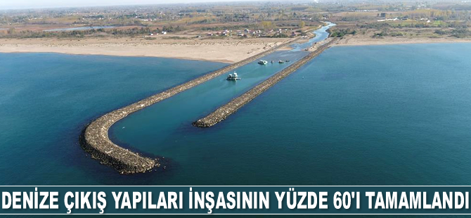 Çarşamba Ovası denize çıkış yapıları inşasının yüzde 60'ı tamamlandı