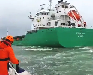 ARKLOW MOOR gemisi mürettebatının imdadına Kıyı Emniyeti yetişti