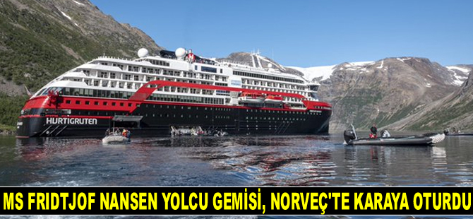 MS Fridtjof Nansen yolcu gemisi, Norveç'te karaya oturdu