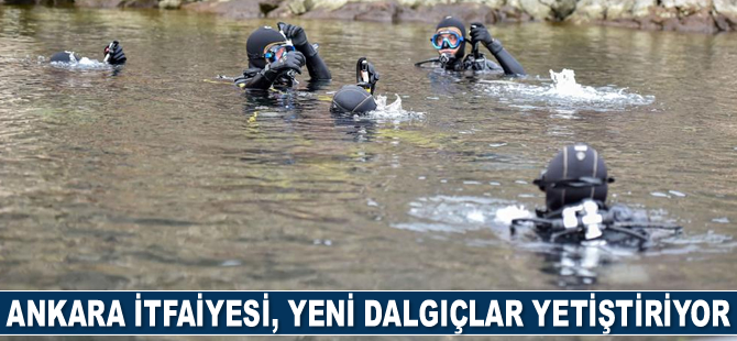 Ankara İtfaiyesi, yeni dalgıçlar yetiştiriyor