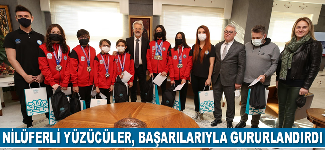 Nilüferli yüzücüler, başarılarıyla gururlandırdı