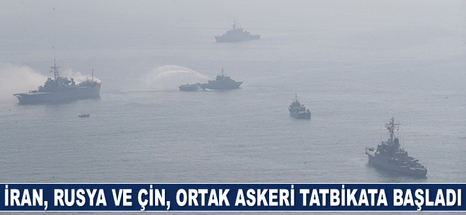 İran, Rusya ve Çin, Hint Okyanusu'nda ortak askeri tatbikata başladı