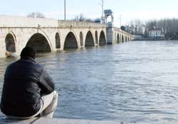 Meriç Nehri yükseldi...