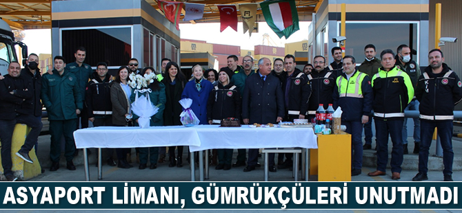 Asyaport Limanı, gümrükçüleri unutmadı