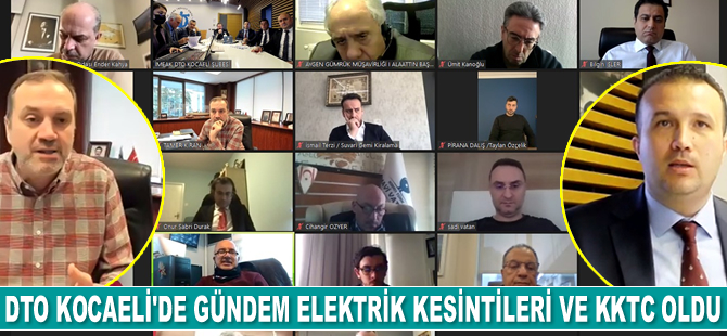 İMEAK DTO Kocaeli Şubesi’nde gündem elektrik kesintileri ve KKTC oldu