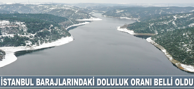 İstanbul barajlarındaki doluluk oranı belli oldu