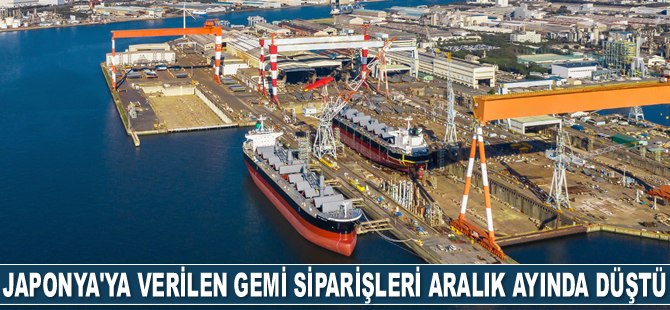 Japonya’ya verilen gemi siparişleri düştü