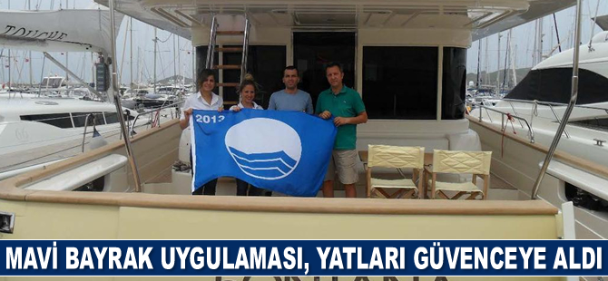 TURÇEV’in Mavi Bayrak uygulaması yatları güvenceye aldı