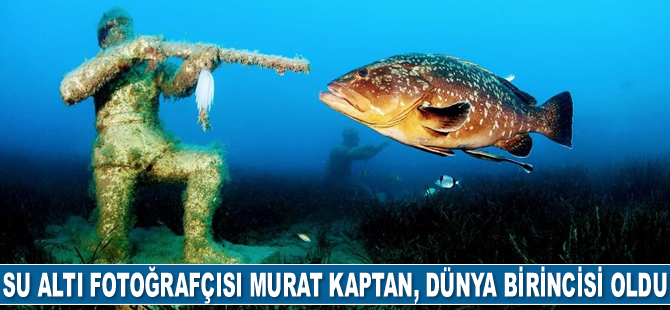İzmirli su altı fotoğrafçısı Murat Kaptan, dünya birincisi oldu
