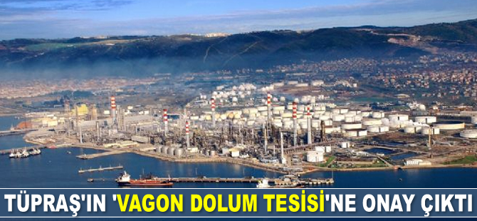TÜPRAŞ’ın ‘Vagon Dolum Tesisi’ne Körfez Belediyesi’nden onay çıktı