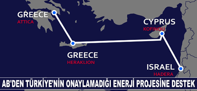 AB'den Türkiye'nin onaylamadığı enerji projesine destek geldi