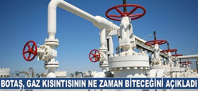 BOTAŞ, sanayide doğalgaz kısıntısının ne zaman biteceğini açıkladı