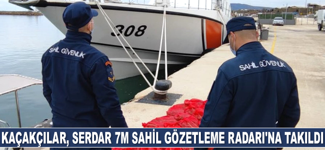Enez’de kaçakçılar, Serdar 7M Sahil Gözetleme Radarı’na takıldı