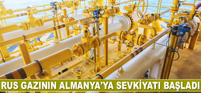 Rus gazının Almanya’ya sevkiyatı başladı