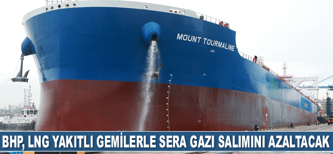 BHP Billiton, LNG yakıtlı gemilerle sera gazı salımını azaltacak