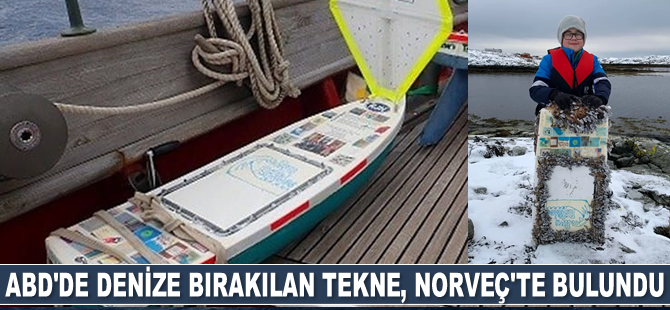 ABD’de denize bırakılan tekne, günler sonra Norveç’te bulundu