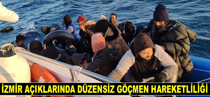İzmir açıklarında 78 düzensiz göçmen kurtarıldı