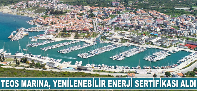 Teos Marina, Yenilenebilir Enerji Sertifikası aldı