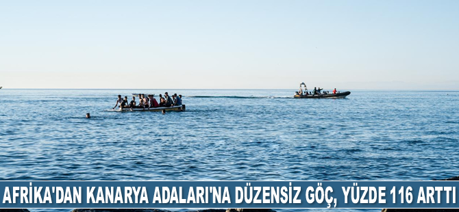 Afrika'dan Kanarya Adaları'na düzensiz göç,  yüzde 116 arttı