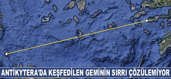 Antikytera Adası'nda keşfedilen geminin sırrı çözülemiyor