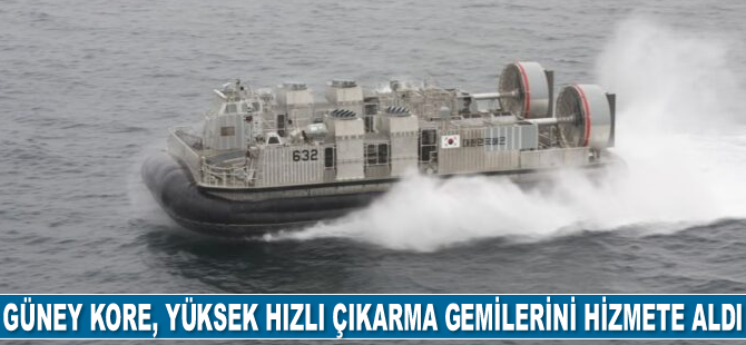 Güney Kore Donanması, yüksek hızlı çıkarma gemilerini hizmete aldı