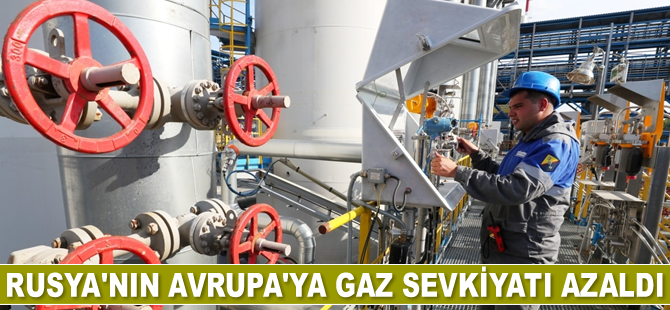 Rusya’nın Avrupa’ya gaz sevkiyatı azaldı