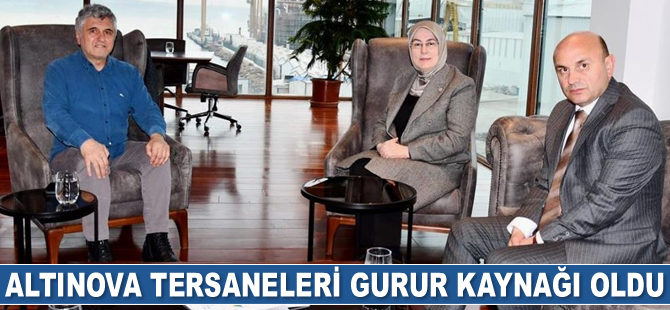 Altınova tersaneleri gurur kaynağı oldu