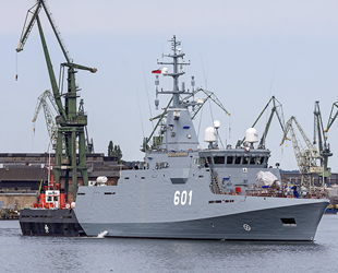 Polonya, ilk Kormoran II sınıfı gemisini hizmete aldı