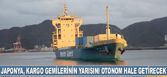 Japonya, kargo gemilerinin yarısını otonom hale getirecek