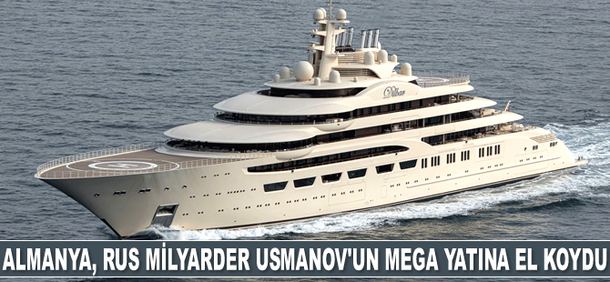 Almanya, Rus milyarder Alisher Burhanoviç Usmanov’un ‘Dilbar’ isimli mega yatına el koydu