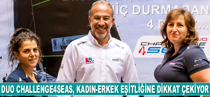 Duo Challenge4seas, açık deniz yelken sporunda kadın-erkek eşitliğine dikkat çekiyor