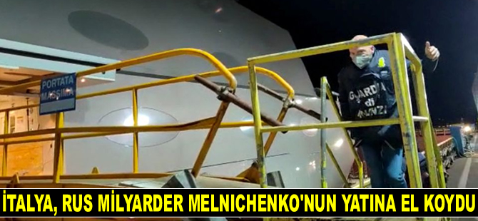 İtalya, Rus milyarder Andrey Igorevich Melnichenko’nun yatına el koydu