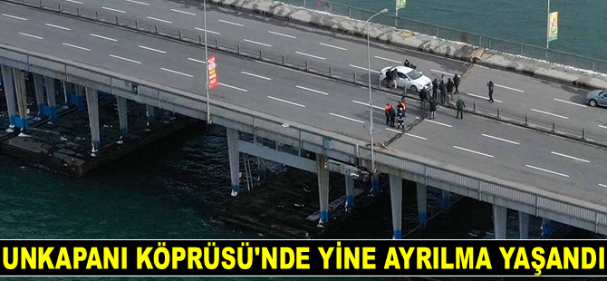 Atatürk Köprüsü'nde yine ayrılma yaşandı