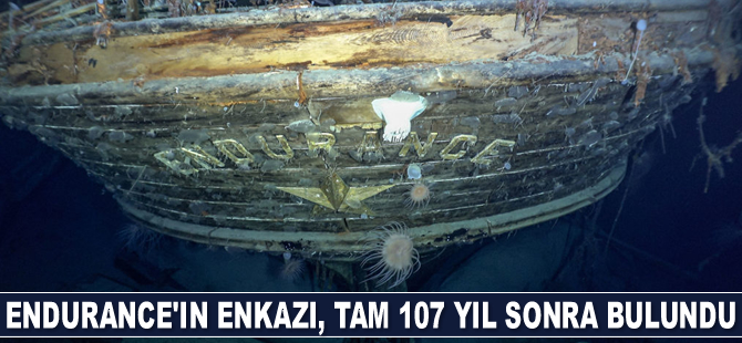 Endurance'ın enkazı, tam 107 yıl sonra bulundu