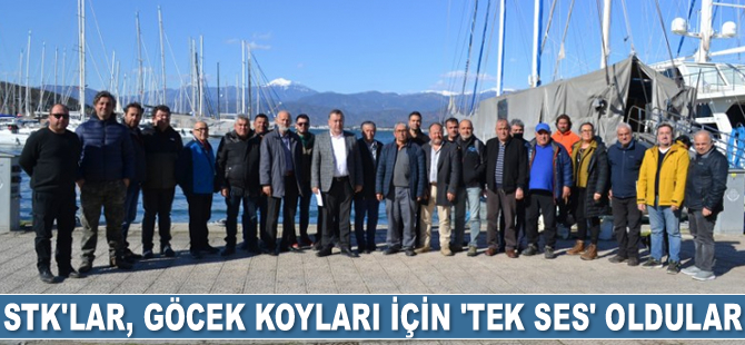 STK’lar, Göcek koyları için 'Tek Ses' oldular